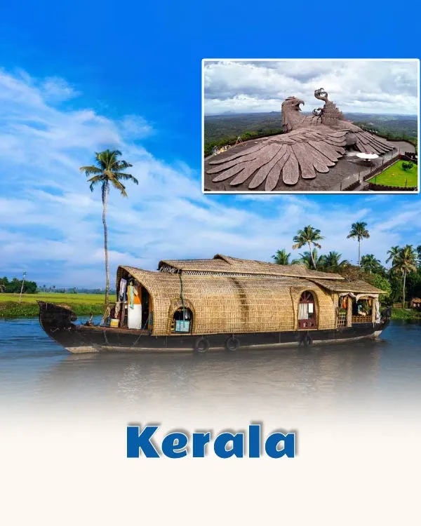 Houseboats in the Kerala backwaters
