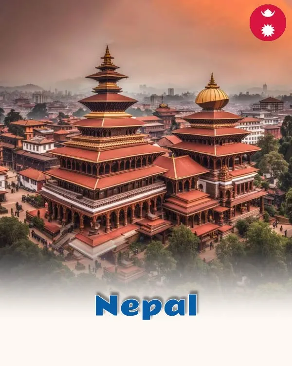 Himalayan stupa in Nepal