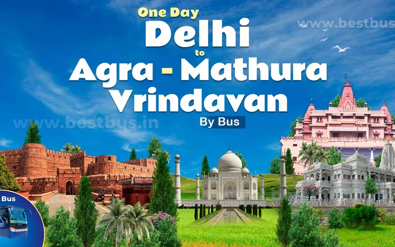 One Day Agra Mathura Vrindavan Tour Package From Delhi