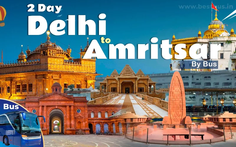 2 Days Amritsar Tour Package From Delhi By Sleeper Bus