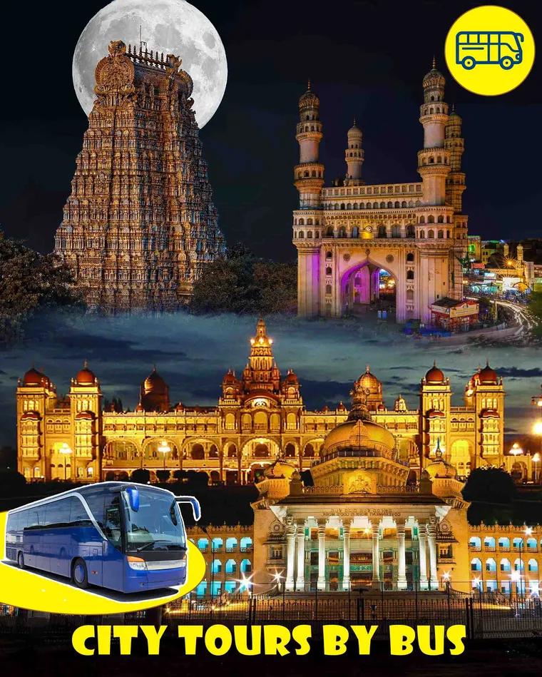 City sightseeing tour by bus