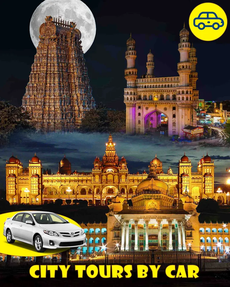 City sightseeing tour by private car